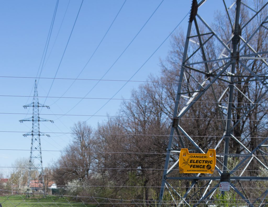 elektromos kerítés légkábel